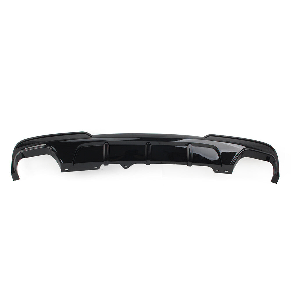 Rear Bumper Diffuser Exhausts Lip for BMW 5 Series F10 M Sport 2011-16 Black