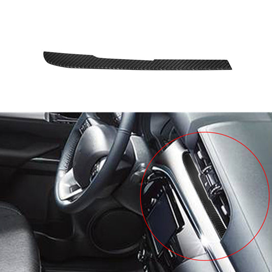 Carbon Fiber Central Air Vent Below Cover Trim for Toyota Hilux 2015-2021