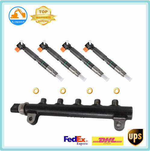 Fuel Common Rail 4X Injectors for Delphi Doosan Bobcat Diesel Engines DHL/UPS