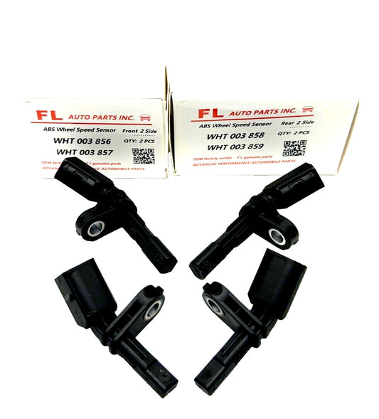 4 pcs Front and Rear ABS Wheel Speed Sensor for Audi Q5 for VW for Passat for Golf for Jetta