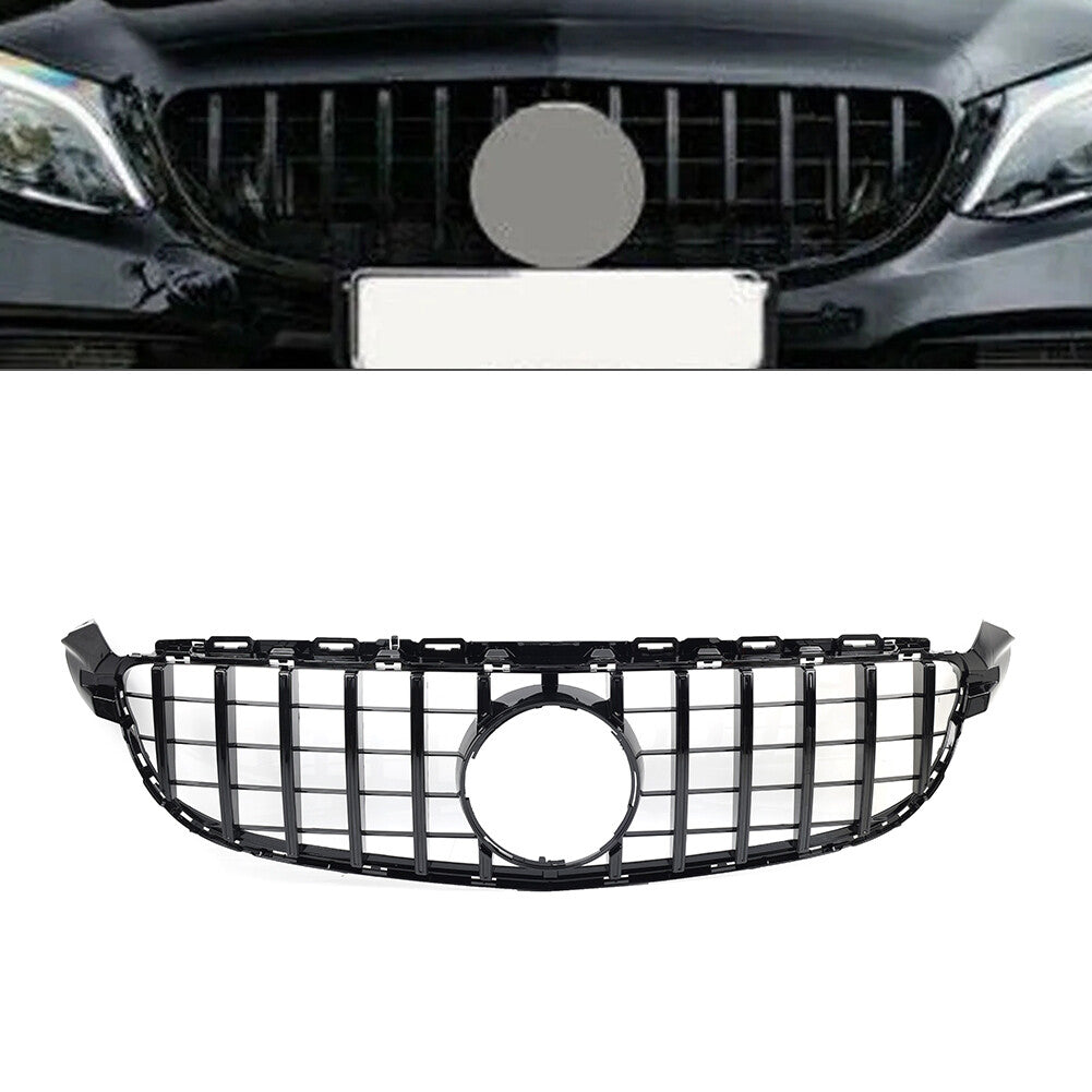 GTR Style Front Bumper Radiator Hood Grille for Benz W205 C63 C63S 15-18 15