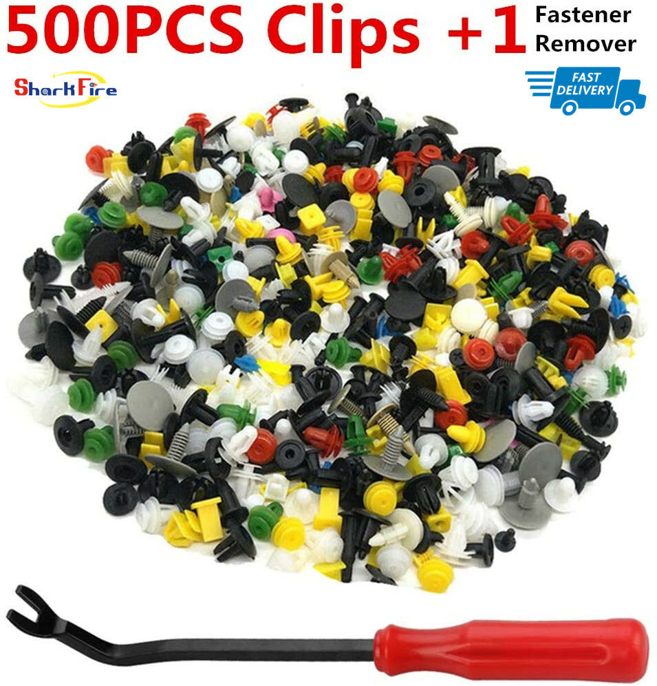501-piece pack of car door panel trim mudguard retainer rivets sales clips