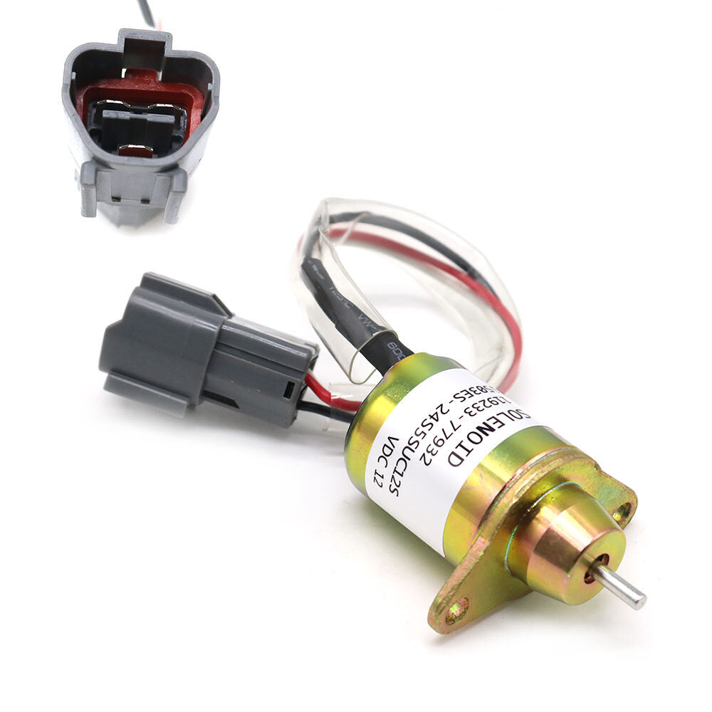 New Fuel Diesel Shut Off Shutdown Solenoid 119233-77932 For John Dere Tractor
