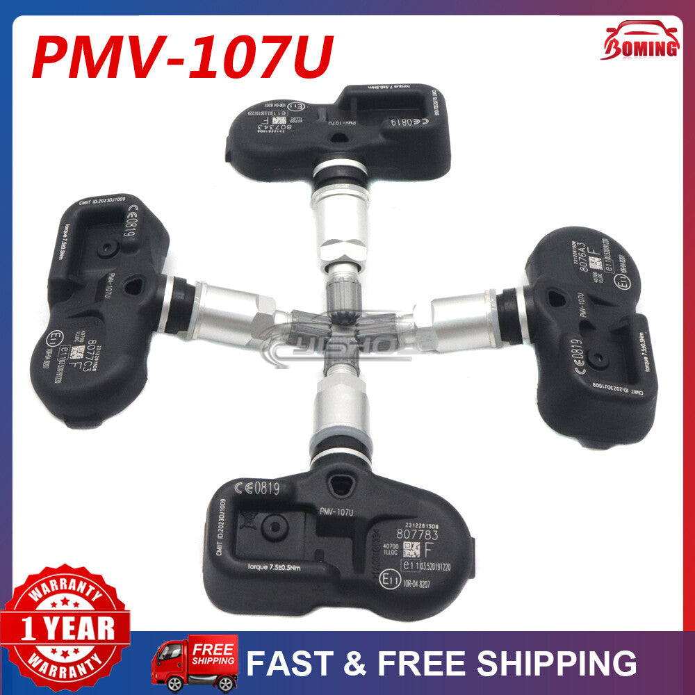 Set 4 TIRE PRESSURE MONITOR SENSOR TPMS 40700-1LL0C for Nissan for Infiniti 433MHz