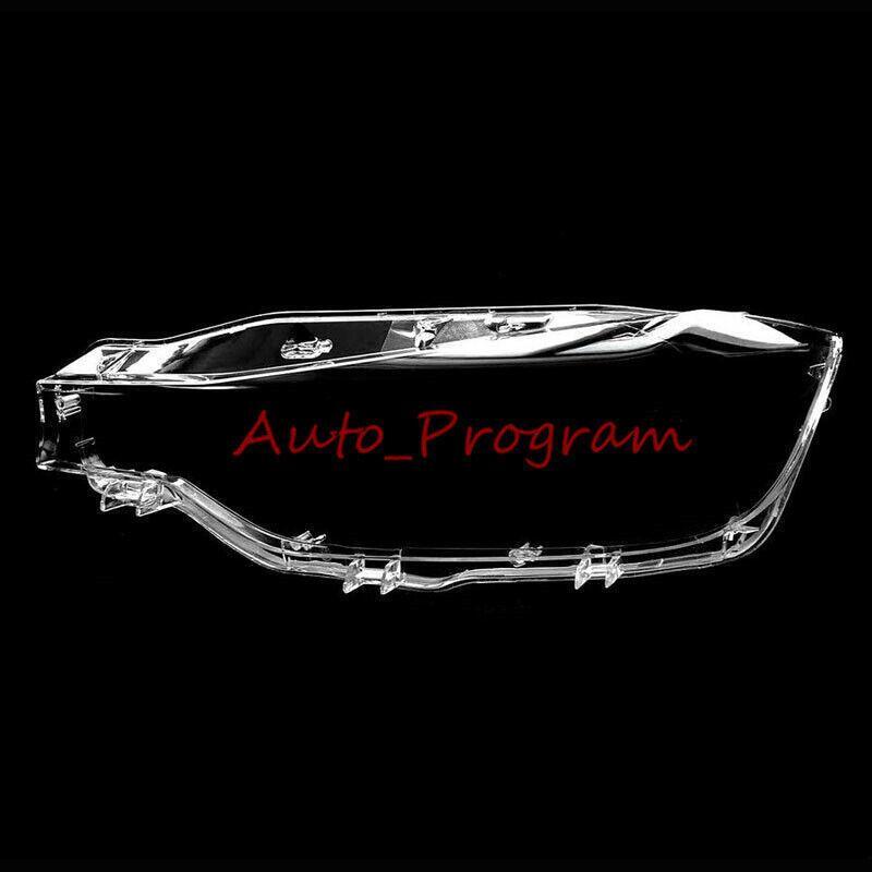 Left headlight transparent lens cover + sealant suitable for BMW 3 Series F30 F35 2016-2018