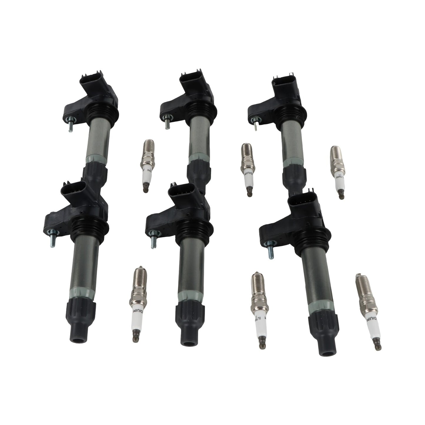 6x Ignition Coil  Spark Plug for Chevy Traverse for Cadillac ATS for GMC Acadia UF569