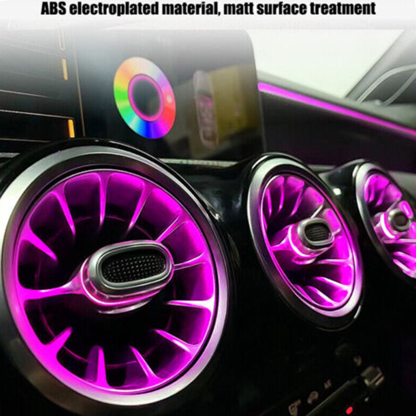 64 Colors Air Vent LED Ambient Light for Mercedes-Benz B/GLB/GLA X247 W247 H247