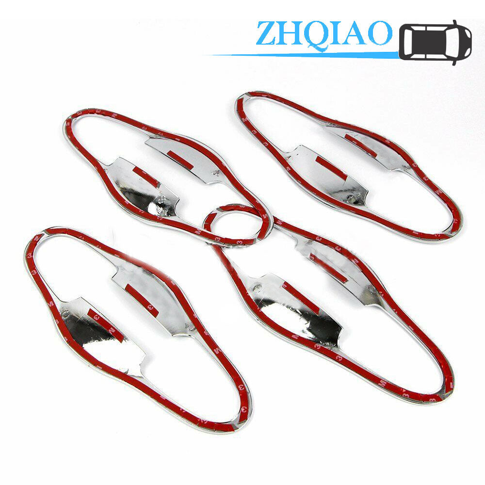 Chrome Door Handle Bowl Cavity Cover Trim Fits for Toyota RAV4 2013-2018