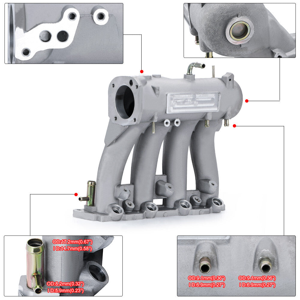 Racing D15 D16 D-Series Intake Manifold For 1988-2000 for Honda for Civic CRX Del Sol US