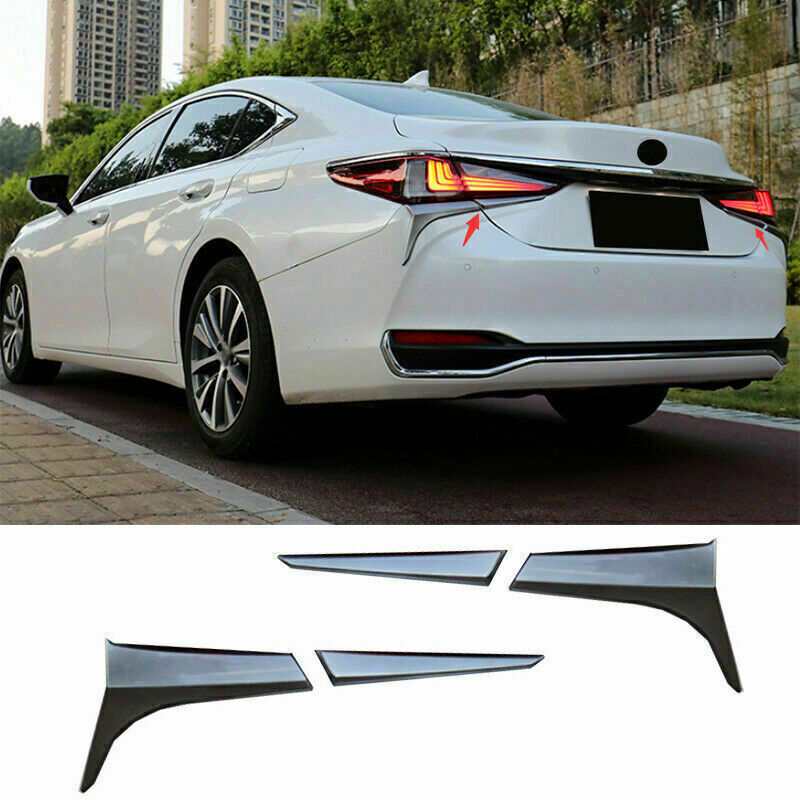 for Lexus ES350 300h 2019-2022 Silver Grey ABS Rear Tail Light Lamp Trim Strip4