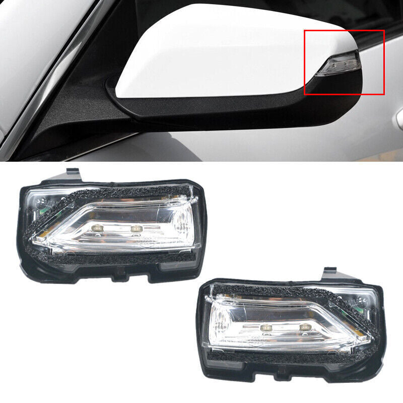 Pair LED Rearview Mirror Signal light for Chevrolet Malibu 2016 2017-2021