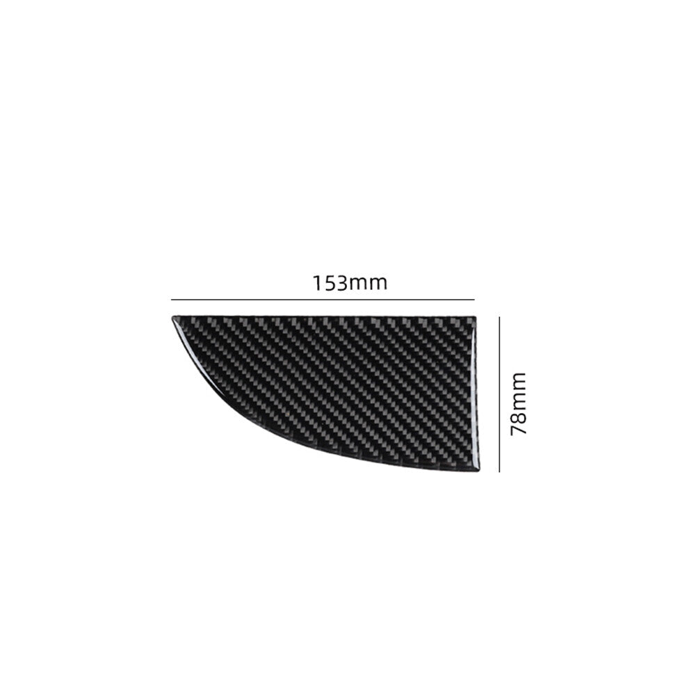 Carbon Fiber Interior Driver Side Air Vent Cover Trim for Fiat 500 2012-2015