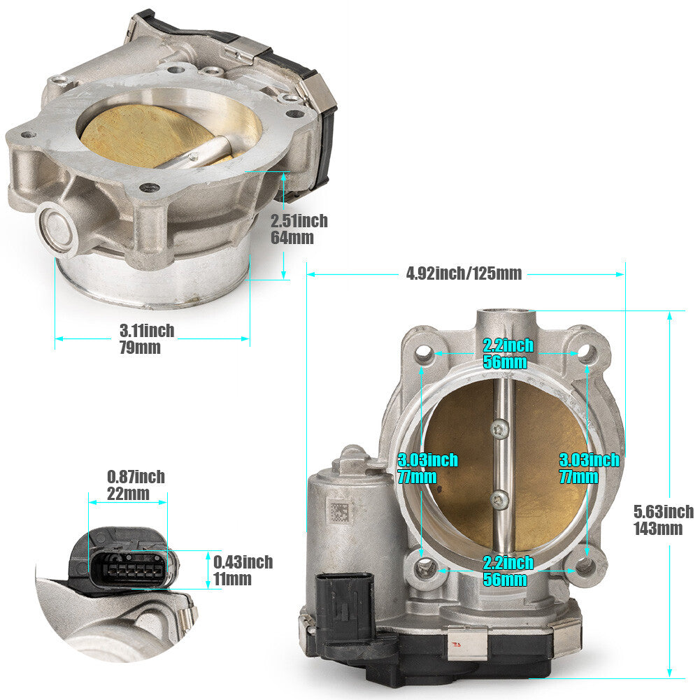 Throttle body applicable to for Cadillac for Chevrolet applicable to Gimli 3.6L