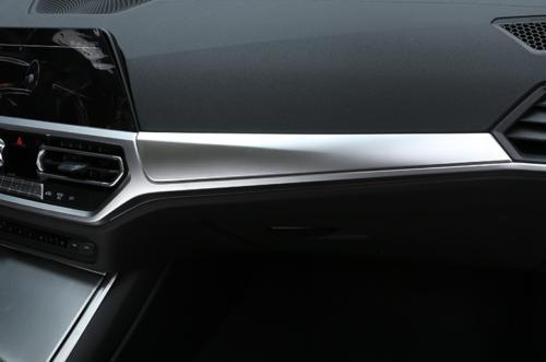 for BMW 3-Series G20 2019-2120 Silver ABS Central Console Dashboard Panel Trim