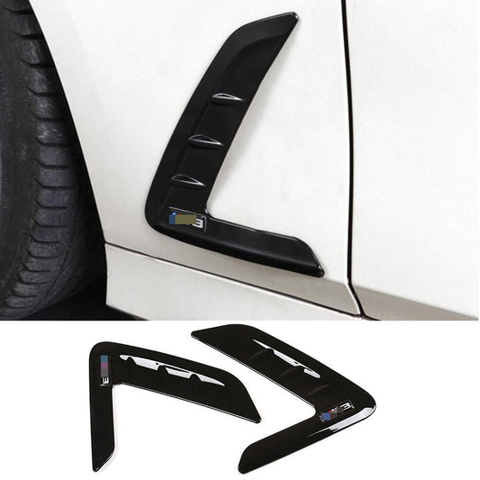Gloss Black ABS Side Fender Air Outlet Vent Cover for BMW 3 Series G20 2020-2022