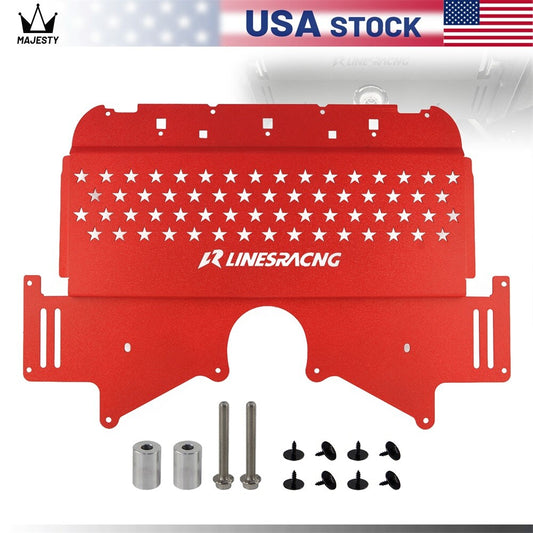 Oil Cooler Skid Plate for BMW for BMW G80 G82 M3 M4 G87 M2 2021-2024 Aluminum Red