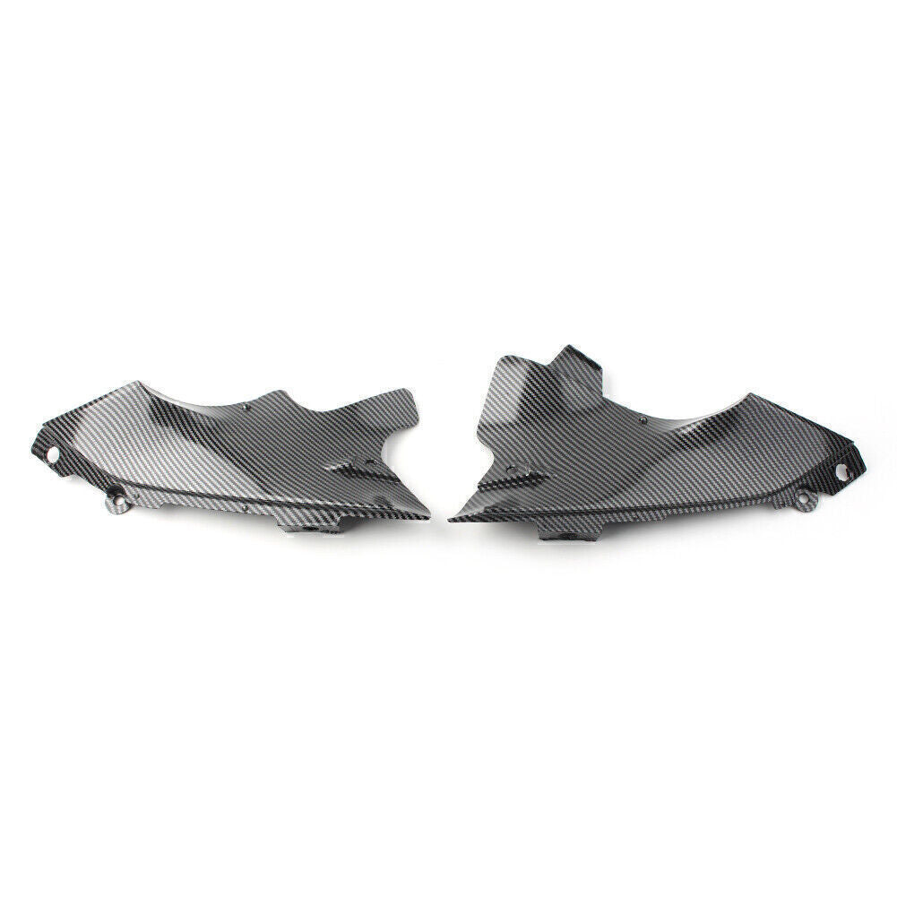 Fit for Yamaha YZF-R1 04-06 Carbon Fiber Look Front Dash Air Tube Trim Cover Fairing