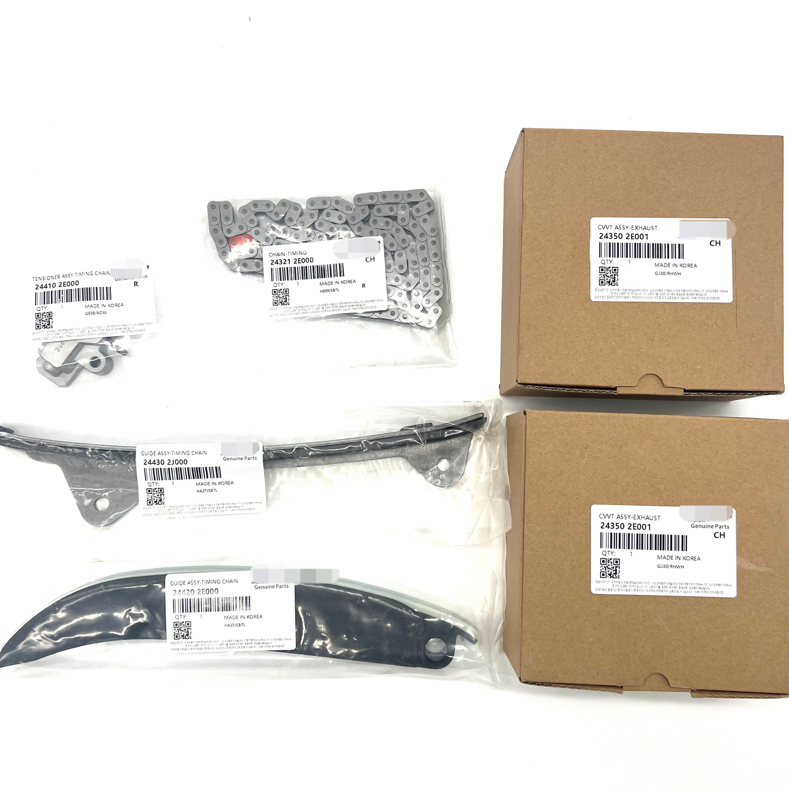 Timing Chain Kit Exhaust Intake CVVT Gear for Kia Soul 2.0L for Hyundai for Elantra 1.8L