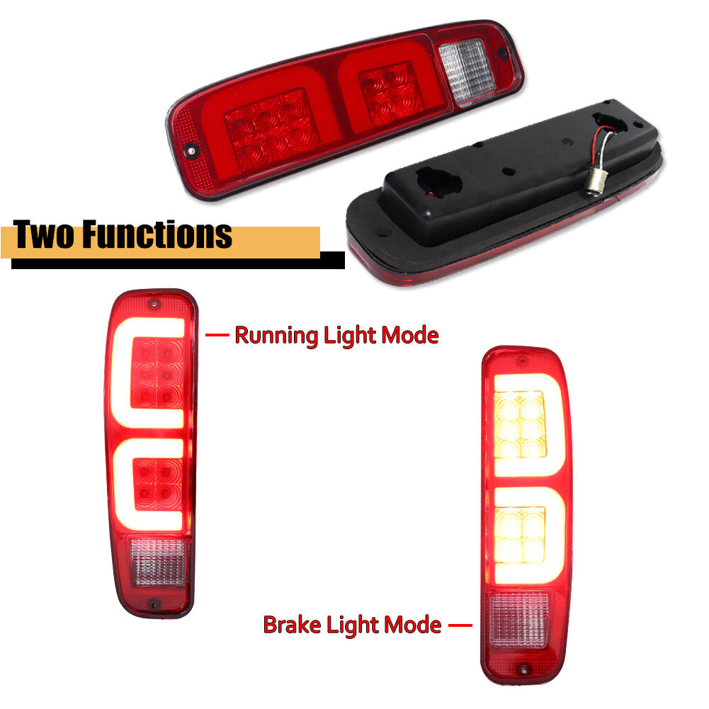Replacement taillights with OE pickups for 74-91 for Ford for Mustang F150 F250 F350 Styleside models.