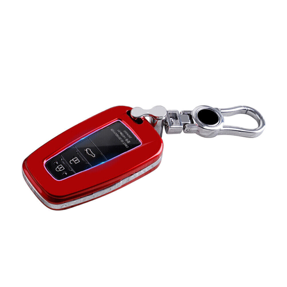 Schl¨¹ssel H¨¹lle Geh?use Case Cover Ersatz Rot f¨¹r Oyota for Camry for Corolla C-HR Prado