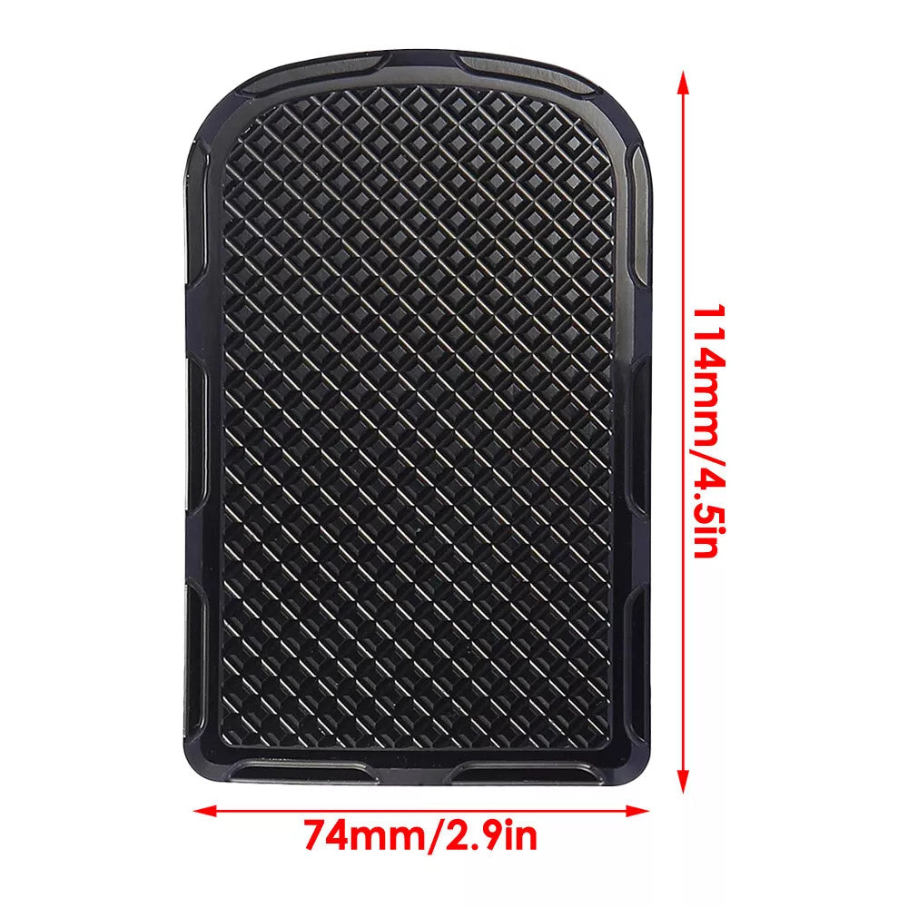 Black Large Brake Pedal Pad Cover for Harley Softail FL Touring Trike Dyna FLD