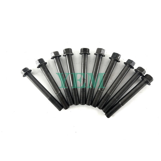 1 Set Engine Head Bolt 10pcs for Volvo D38 Diesel Engine D38 Cylinder Head Bolt