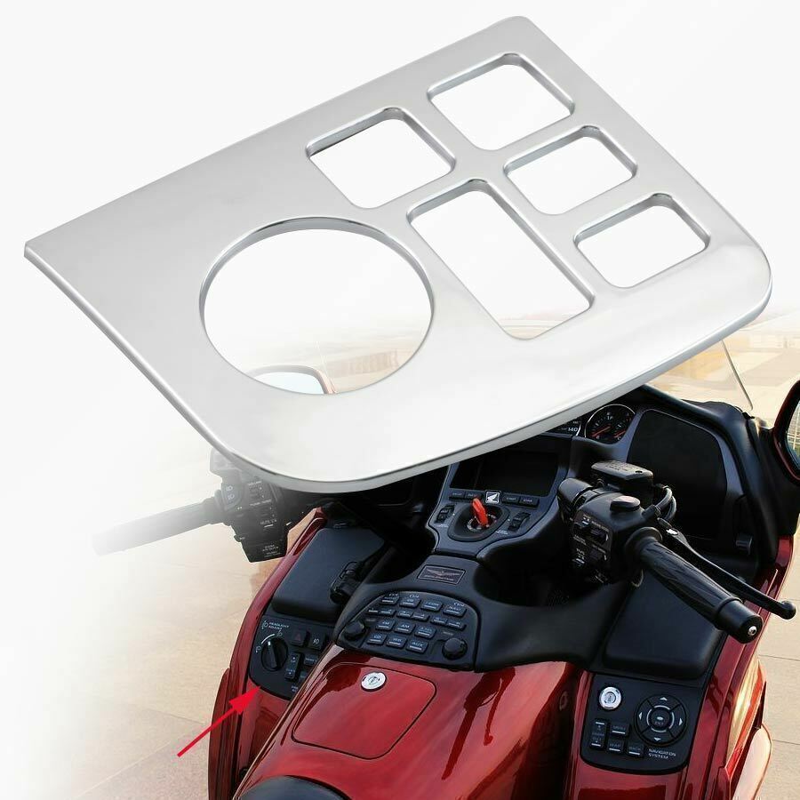 Wing Goldwing Chrome Fairing side Trim Fit for Honda 2001-2011 GL1800 Motorcycle wa