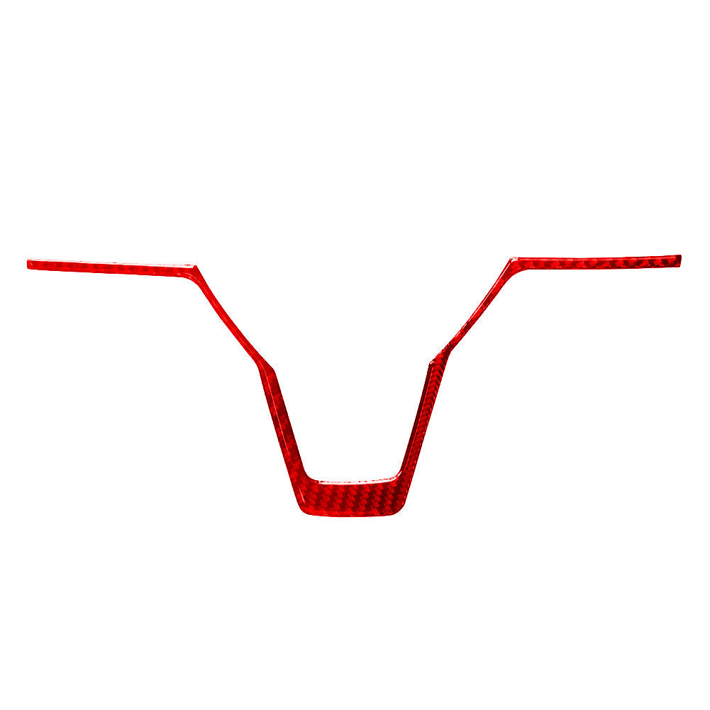 Red Carbon Fiber Interior Steering Wheel Cover Trim for Nissan Altima 2019-2022
