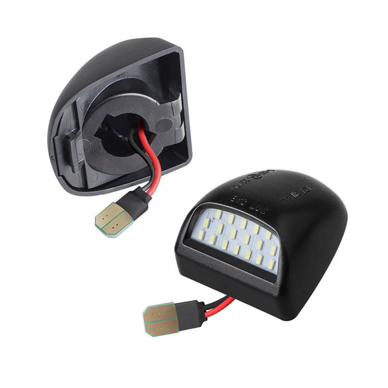 2Pc White 6000K 18 LED Car License Plate Lights Lamp For Silverado Avalanche for GMC