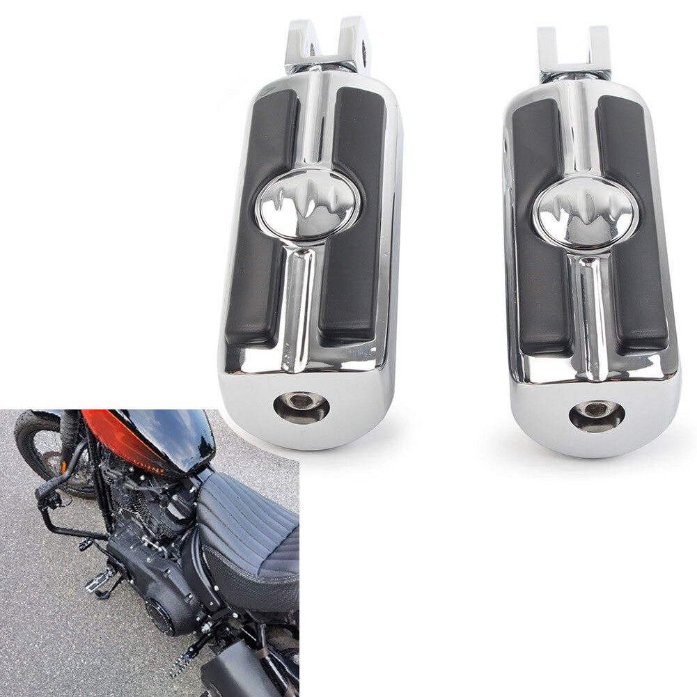 Front Foot Pegs Footrests Footpegs Pedals for Honda CBR 600 F5 2000-2008 Chrome