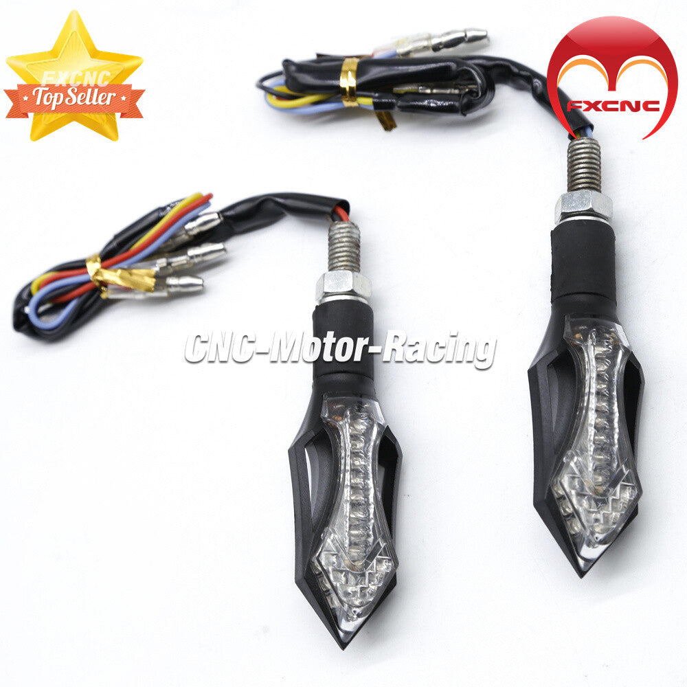 Universal Motorcycle DC 12V 5.4W 4-Wire LED Flashing Turn Signal
