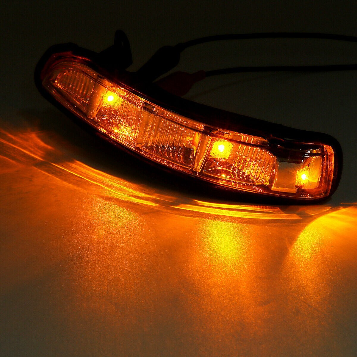 Two door mirror turn signal lights are compatible with for Mercedes E350 CL65 W216 W211 L+R (models 06-09).