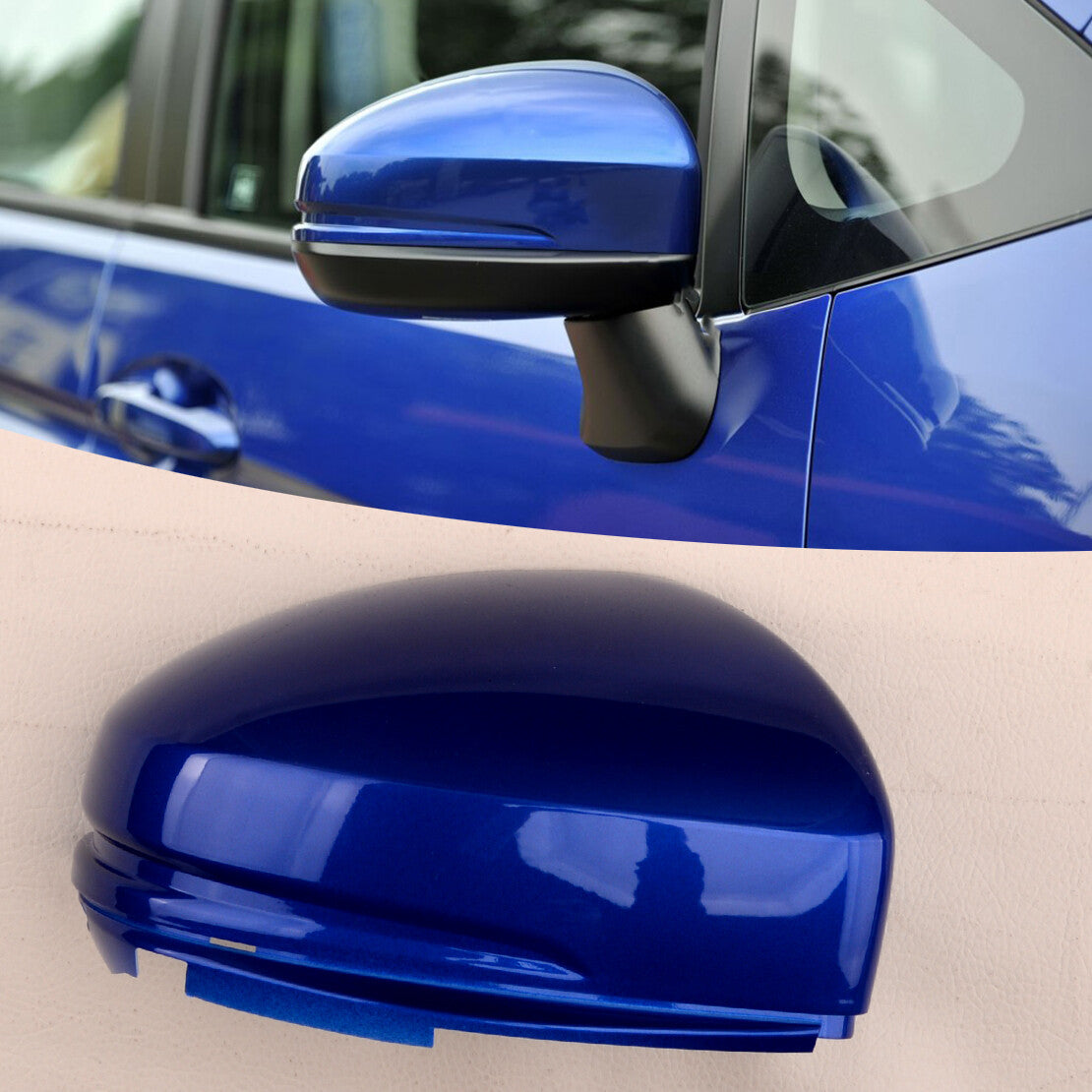 Right Door Side Wing Mirror Cover Cap Housing fit for Honda Fit 2015-2017 Acc