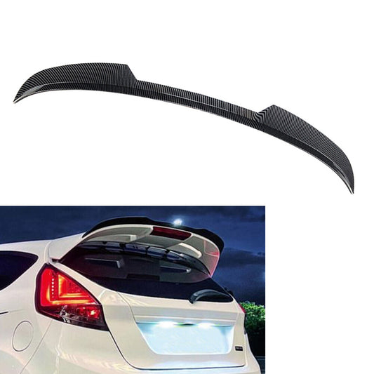 Carbon Fiber Black Car Rear Roof Spoiler Wing for Ford Fiesta ST-Line 2008-2017