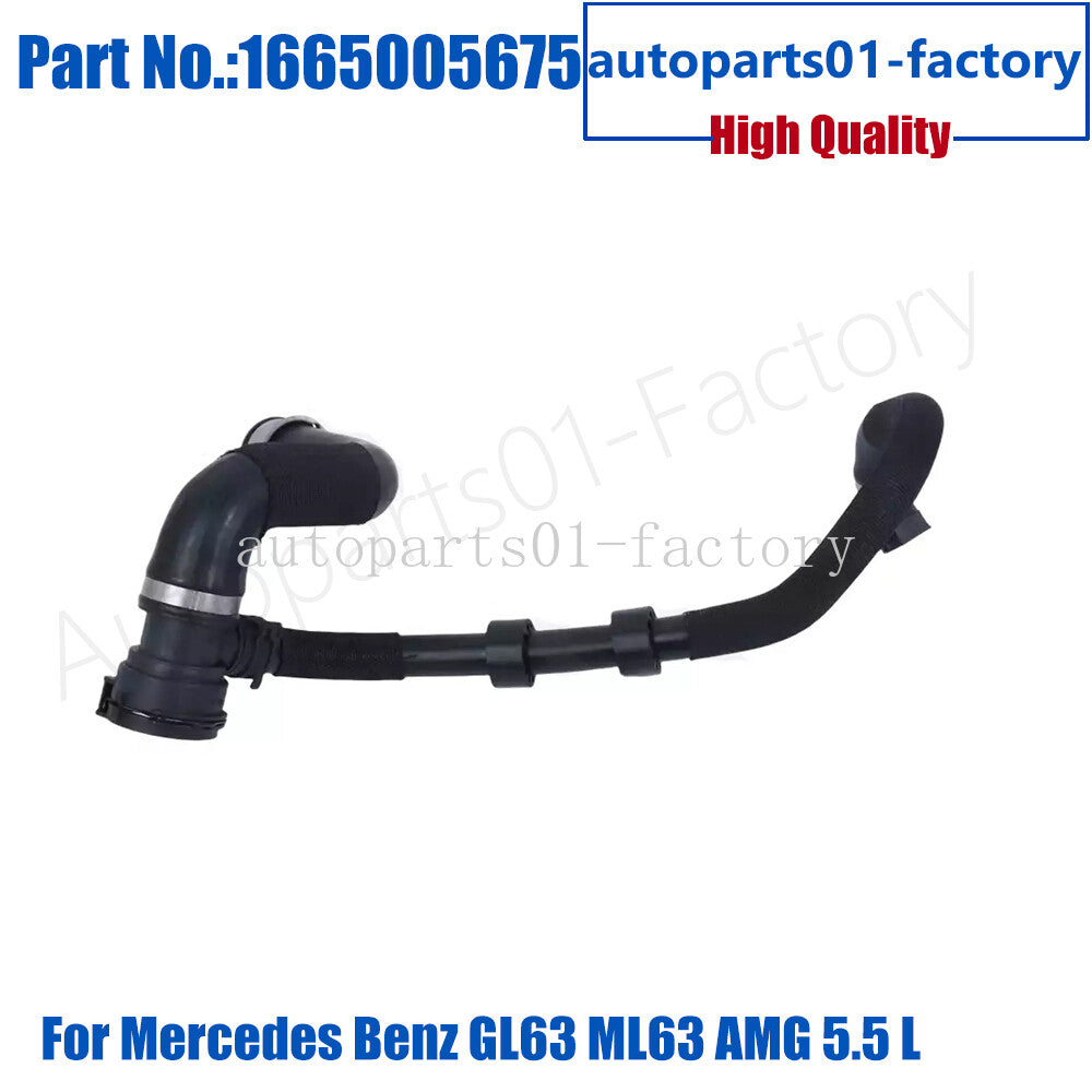 1665005675 Upper Radiator Coolant Hose for Mercedes-Benz GL63 ML63 AMG 5.5 L
