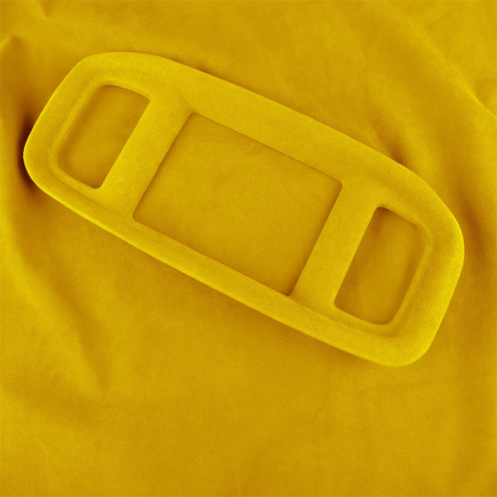 Suede Yellow Central Control GPS Navigation Panel Trim for Dodge Charger 2015-23