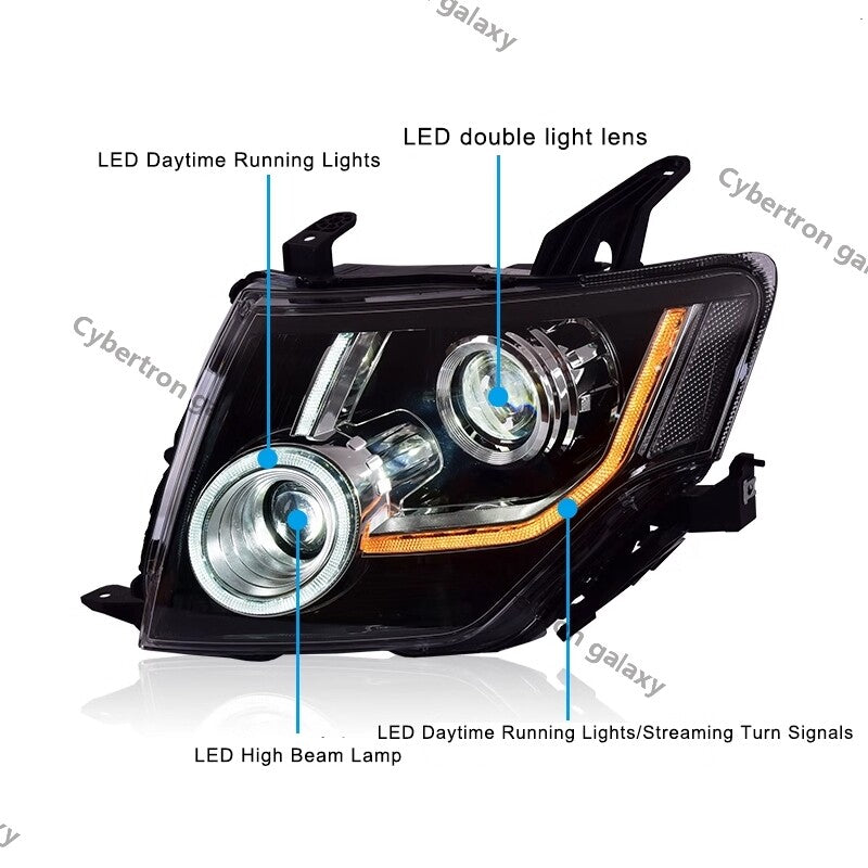 Led DRL Headlight Shogun Dynamic Turning For Pajero V93 V97 V87 Montero V95 V98