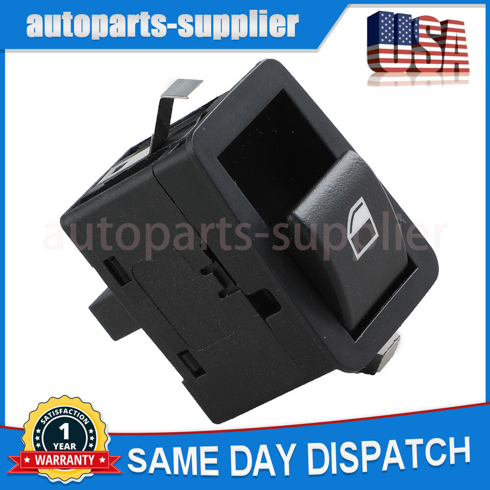 Power window switch compatible with for BMW 320i, 323i, 325i, 328i, and 330i. Left rear window switch number: 61316902174