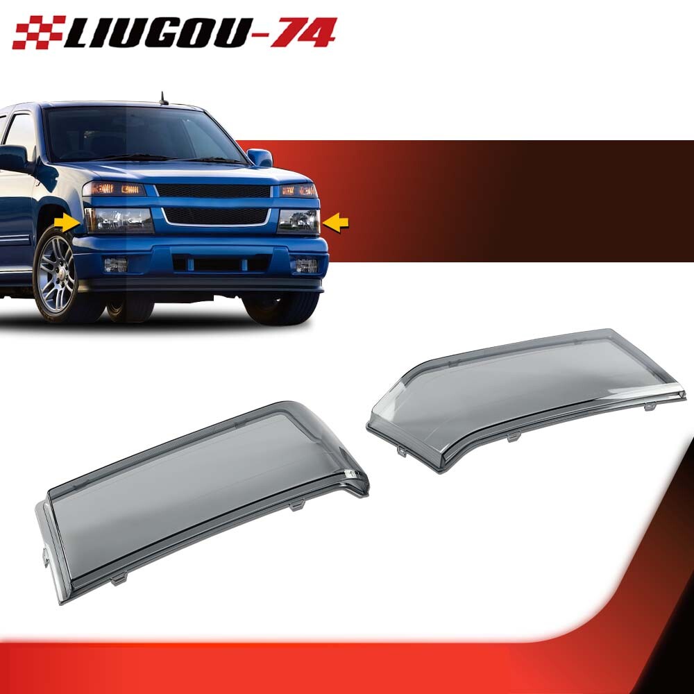 Suitable for 04-12 Gimsey for Canyon / for Chevrolet Colorado headlight lens smoke cover, USA.