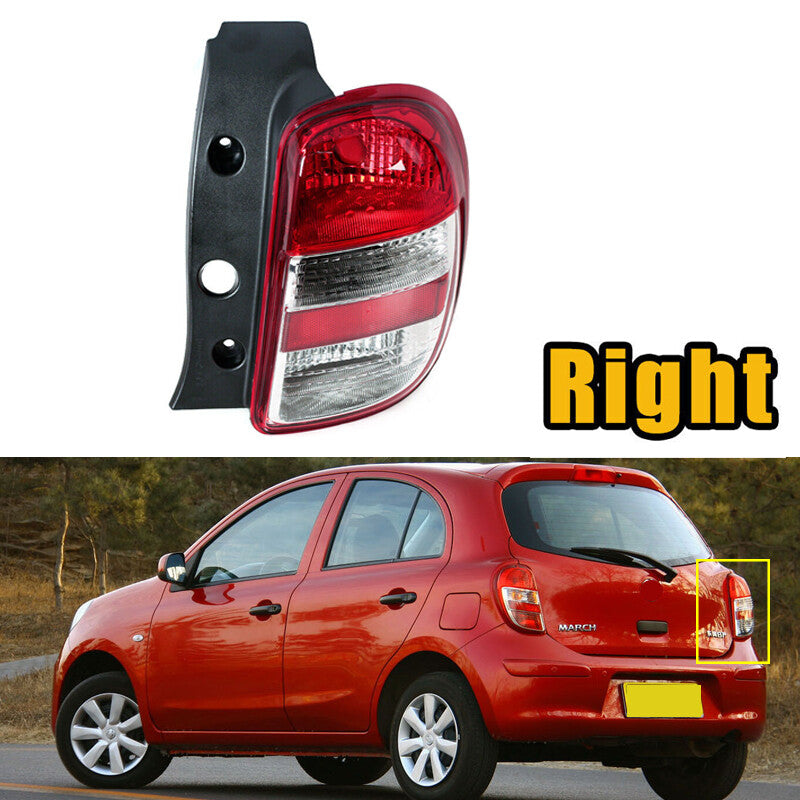 for Nissan March 2010-2017 Tail Light Brake Lamp Housing Without Bulb Right