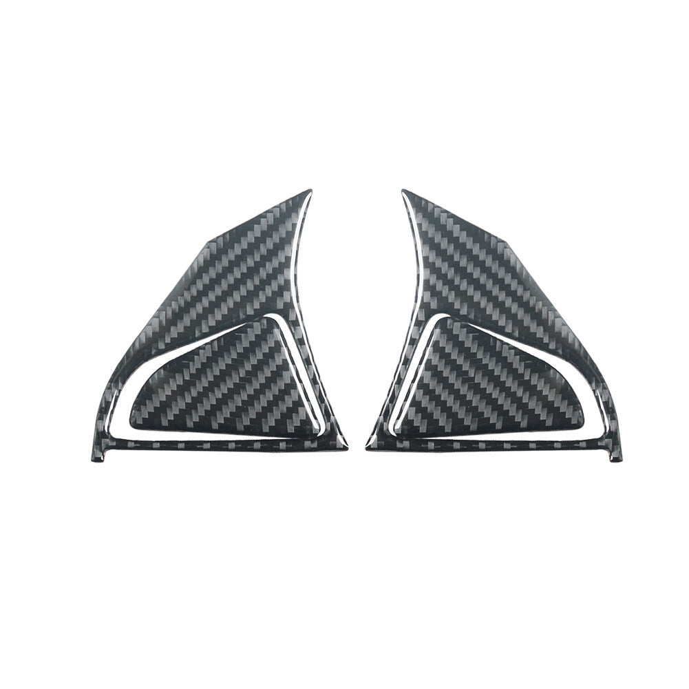 Carbon Fiber Steering Wheel Button Trim Type C for Chevrolet Sonic 2012-2016