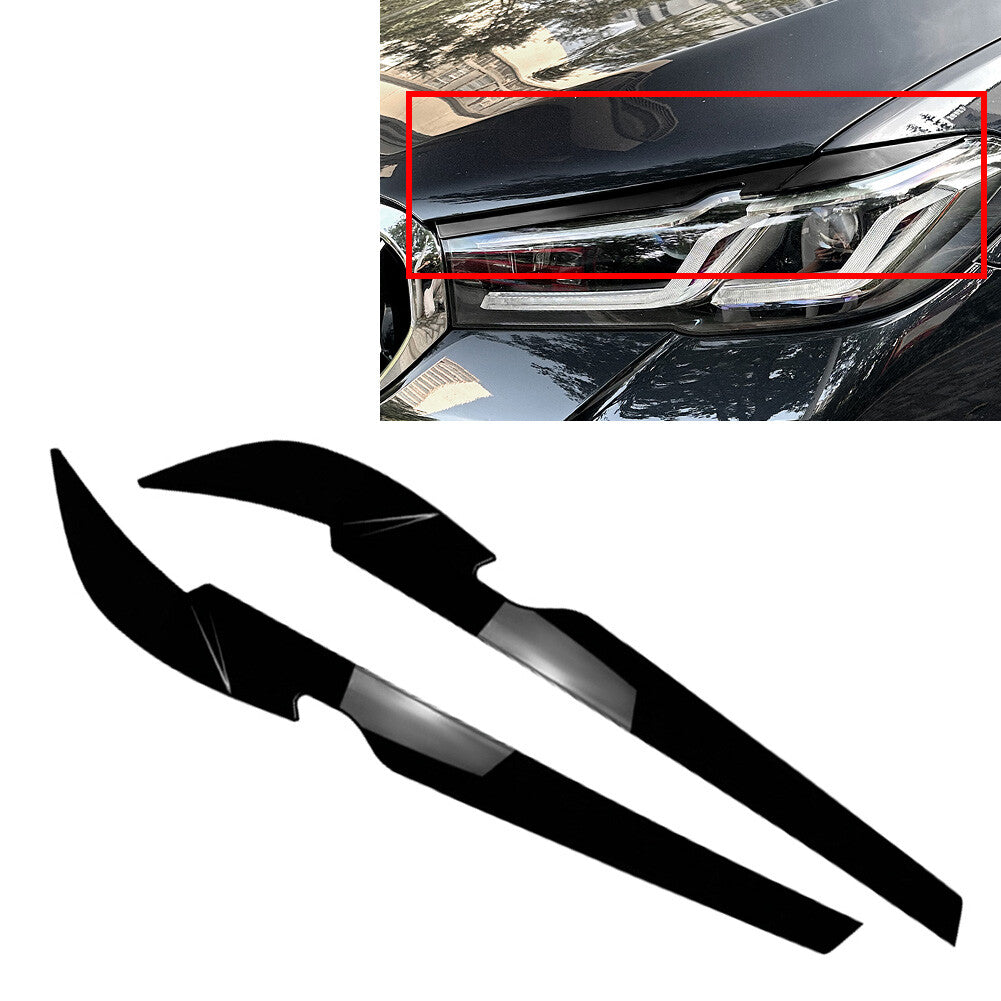 Headlight Eyebrow Cover Trim for BMW 5 Series G30 G31 M5 F90 LCI 2021-2023 21