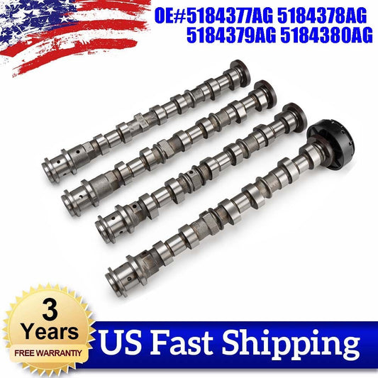 4-piece engine camshafts suitable for RAM PROMASTER 1500 2500 3500 C/V, for JEEP for WRANGLER , for Dodge