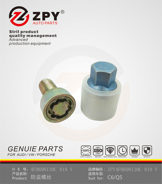 ZPY for AUDI A3 A4 A6 TT V  Wheel Lug Lock Bolt Anti-theft Screw Tool