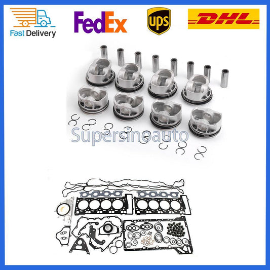 N63 4.4T Engine Overhaul Gasket Set Piston for BMW 550i 750Li X5 X6 F10 F02