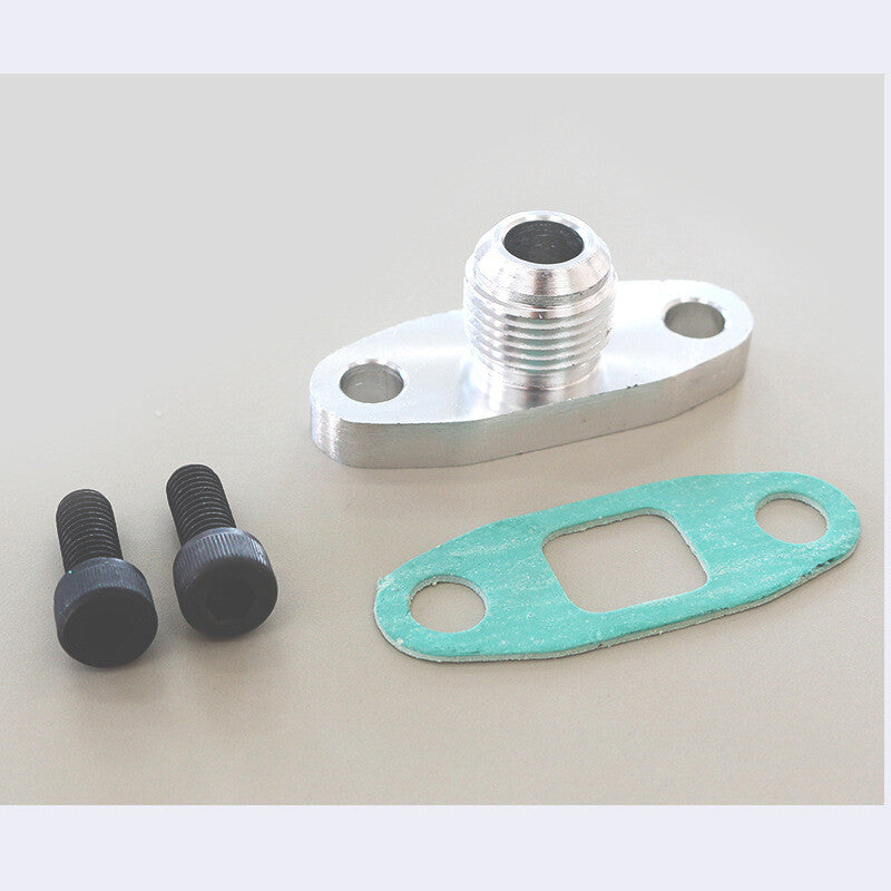 Turbine oil drain socket flange gasket adapter kit 10AN accessories for T3 T4 T60 T70