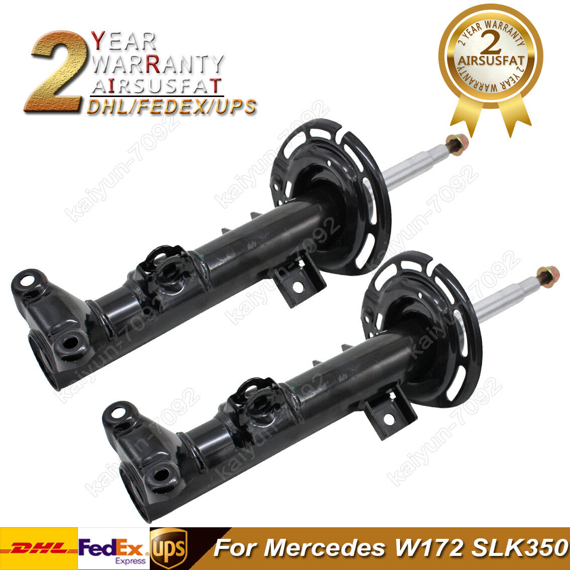 2pcs Front Air Suspension Shock Absorber for Mercedes W172 SLK350 1723200130 New
