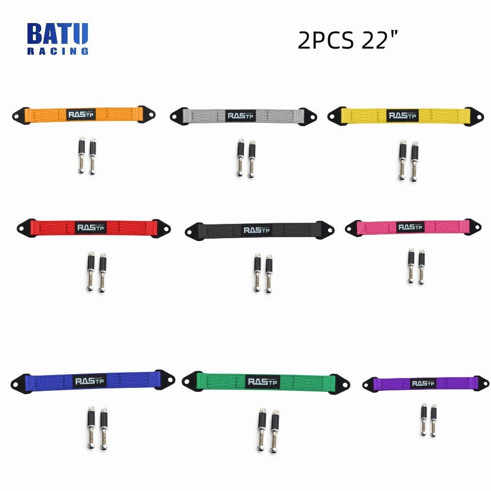 2PCS 22 Inch Hot Racing Limit Straps Shock Suspension Travel Webbing