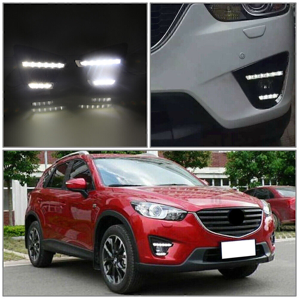 2x LED Daytime Running Lights DRL for Mazda CX-5 2013-2016 2015 2014