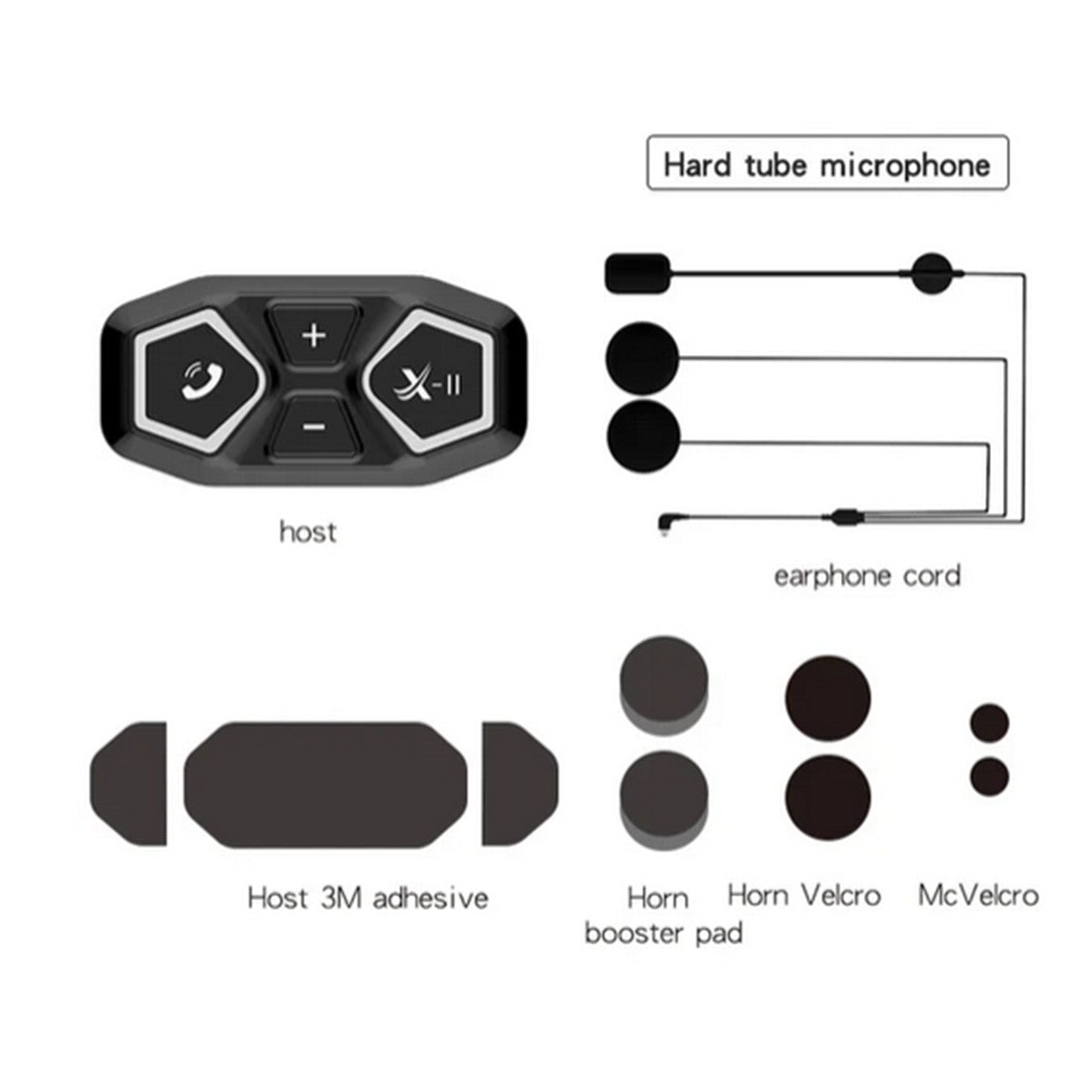 Motorcycle Helmet Headset Wireless Bluetooth Headphone Hands-Free Waterproof
